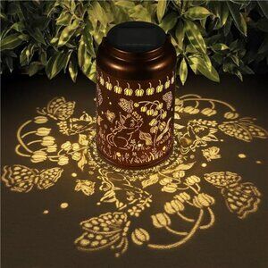 New Solar Lanterns Outdoor Waterproof Hummingbird Garden Decor Christmas Gifts